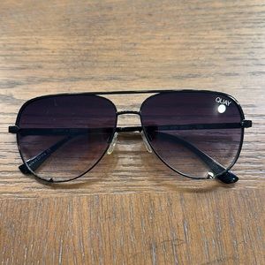 QUAY High Key Large Aviator